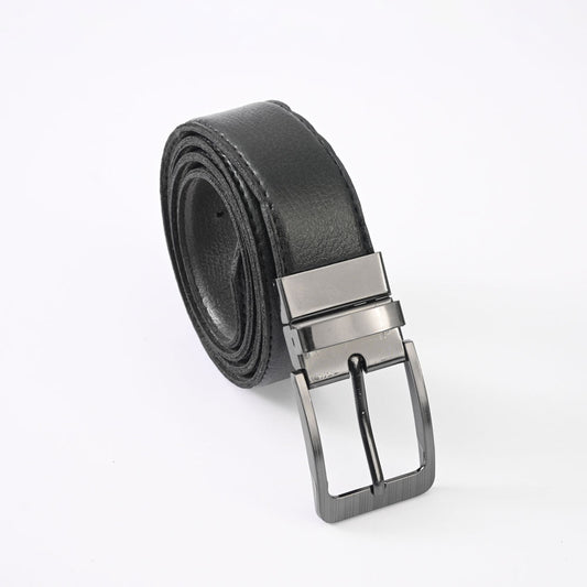 Men's Montpellier Buckle Design Double Sided Genuine Leather Belt Men's Belt SNAN Traders 