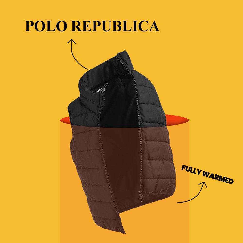 Polo Republica Kids Puffer Sleeveless Body Warmer Gilet Boy's Jacket Polo Republica 
