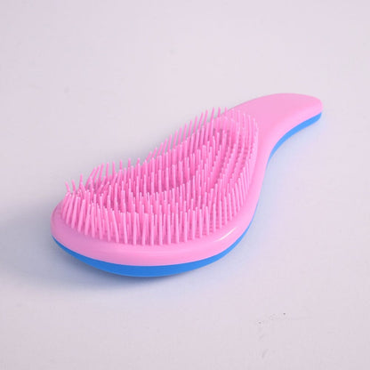Magic Ravenna Handle Tangles Free Hair Brush General Accessories RAM Blue & Pink 