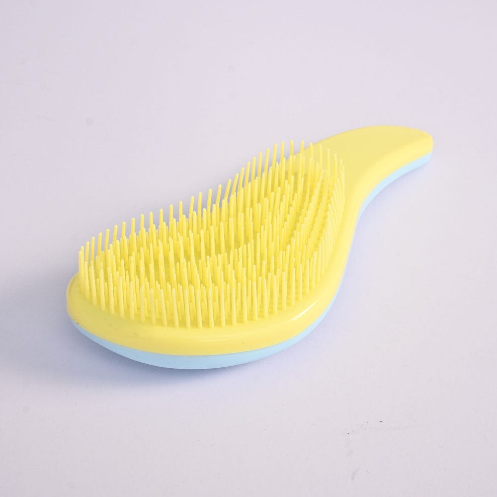 Magic Ravenna Handle Tangles Free Hair Brush General Accessories RAM Sky & Yellow 