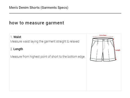 F&F Men's Limeira Denim Shorts Men's Shorts HAS Apparel 