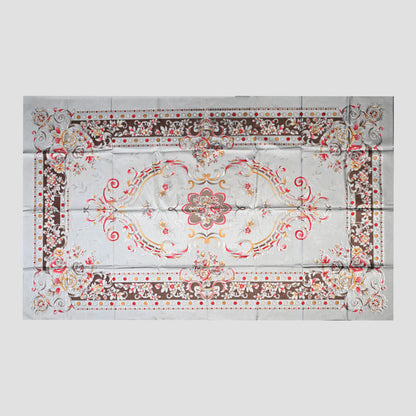 Fancy Plastic Dastarkhwan Table Sheet To Cover Your Dining Table Runner De Artistic Silver 