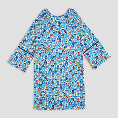 Safina Girls Gobabis Printed Design Shirt Girl's Casual Top Safina Sky Rainy 4-5 Years 