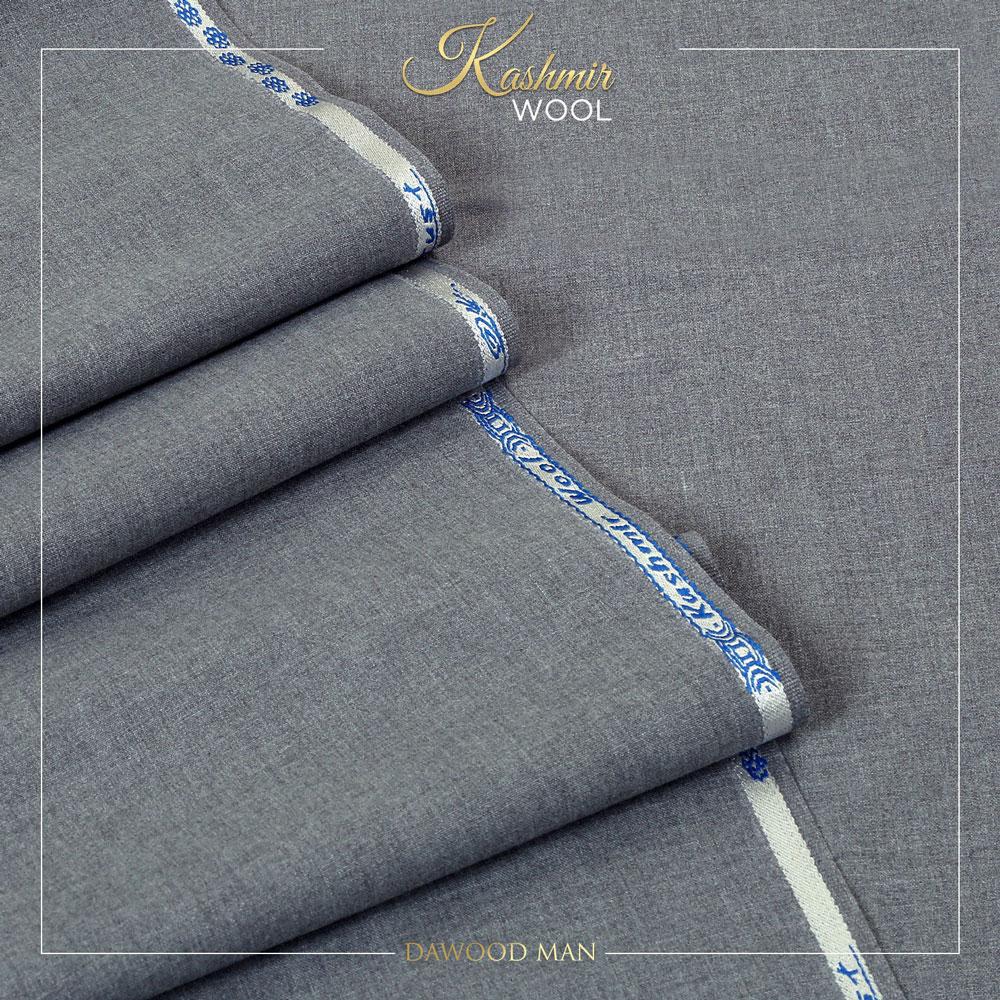 Men's Kashmir Wool Kurta Shalwar-Unstitched Suit Men's Unstitched Suit Reha Home Storm Grey 