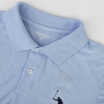 Polo Republica Men's Signature Pony & 1 Embroidered Short Sleeve Polo Shirt Men's Polo Shirt Polo Republica 