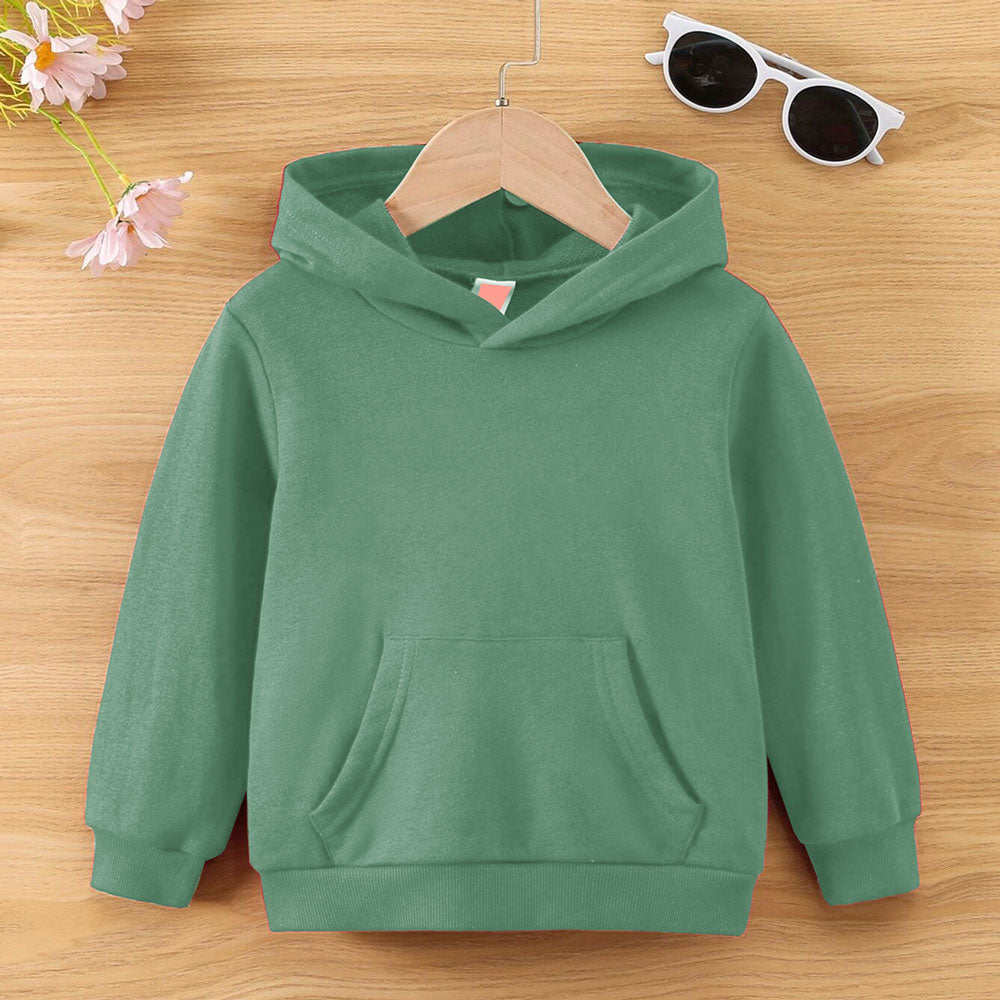 Three Layer Boy's Vicenza Long Sleeve Fleece Pullover Hoodie Boy's Pullover Hoodie IST Mint Green (XS) 10 Years 