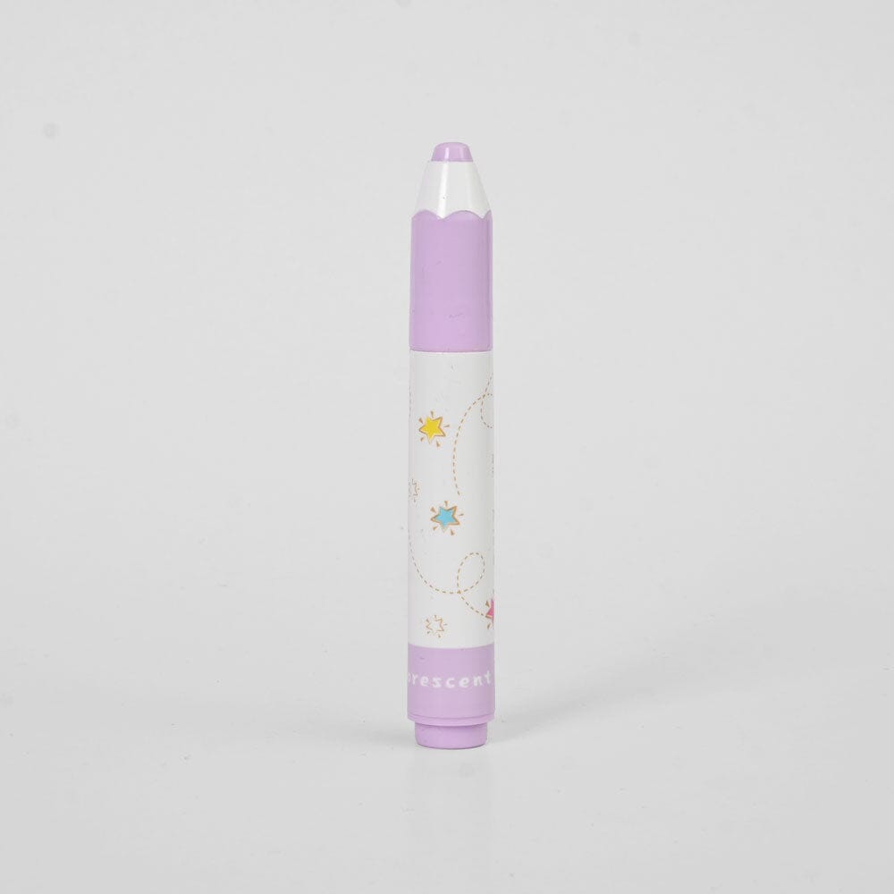 Bulun Kid's Mini Marker Shape Highlighter Stationary & General Accessories SAK Lilac 