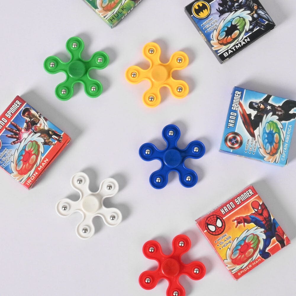 Kid's Super Hero Character Hand Spinner Toy Toy RAM 