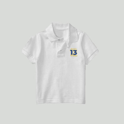 Polo Republica Boy's Thirteen Star Polo Shirt Boy's Polo Shirt Polo Republica White 4 Years 