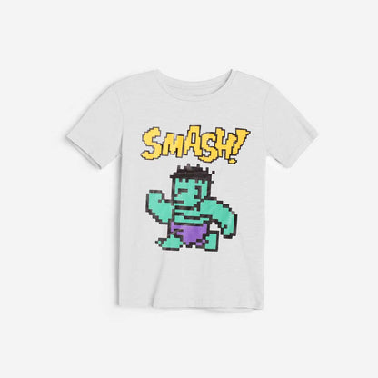 Poler Kid's Smash Printed Crew Neck Tee Shirt Boy's Tee Shirt IBT White 3-6 Months 