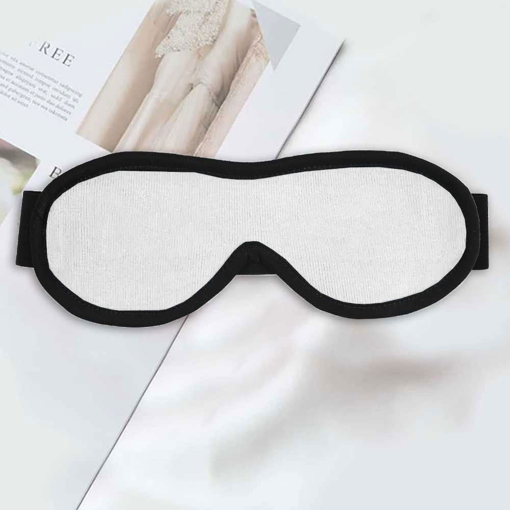 Polo Republica Alesund Solid Eye Mask for Sleeping. Made-With-Waste! Eyewear Polo Republica White 