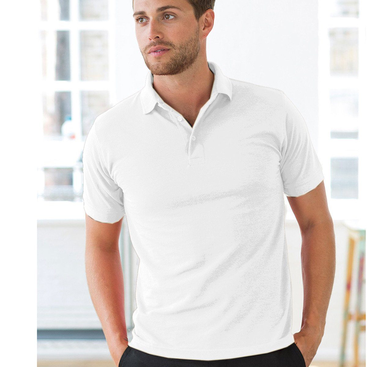 EGL Classic Short Sleeve B Quality Polo Shirt B Quality EGL White S 