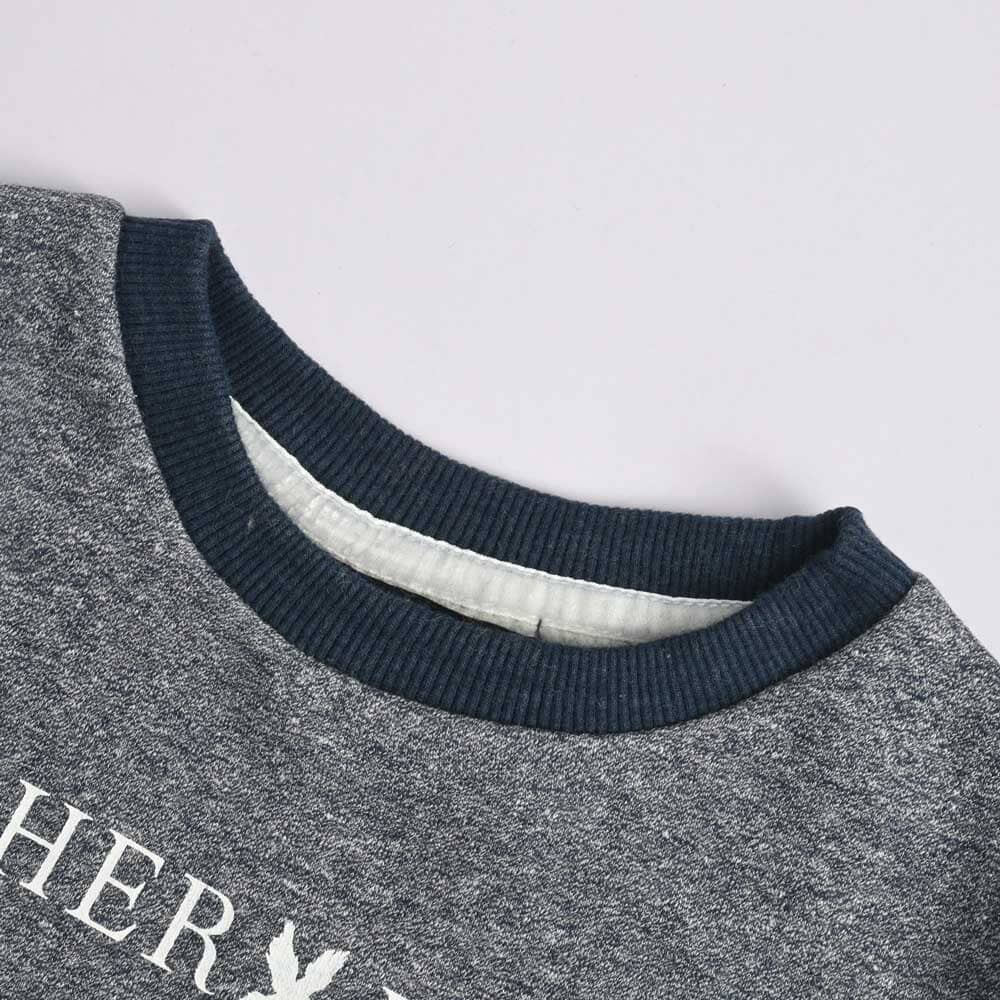 Archer & Finch Kid's Gniezno Logo Printed Fleece Sweat Shirt Boy's Sweat Shirt LFS 