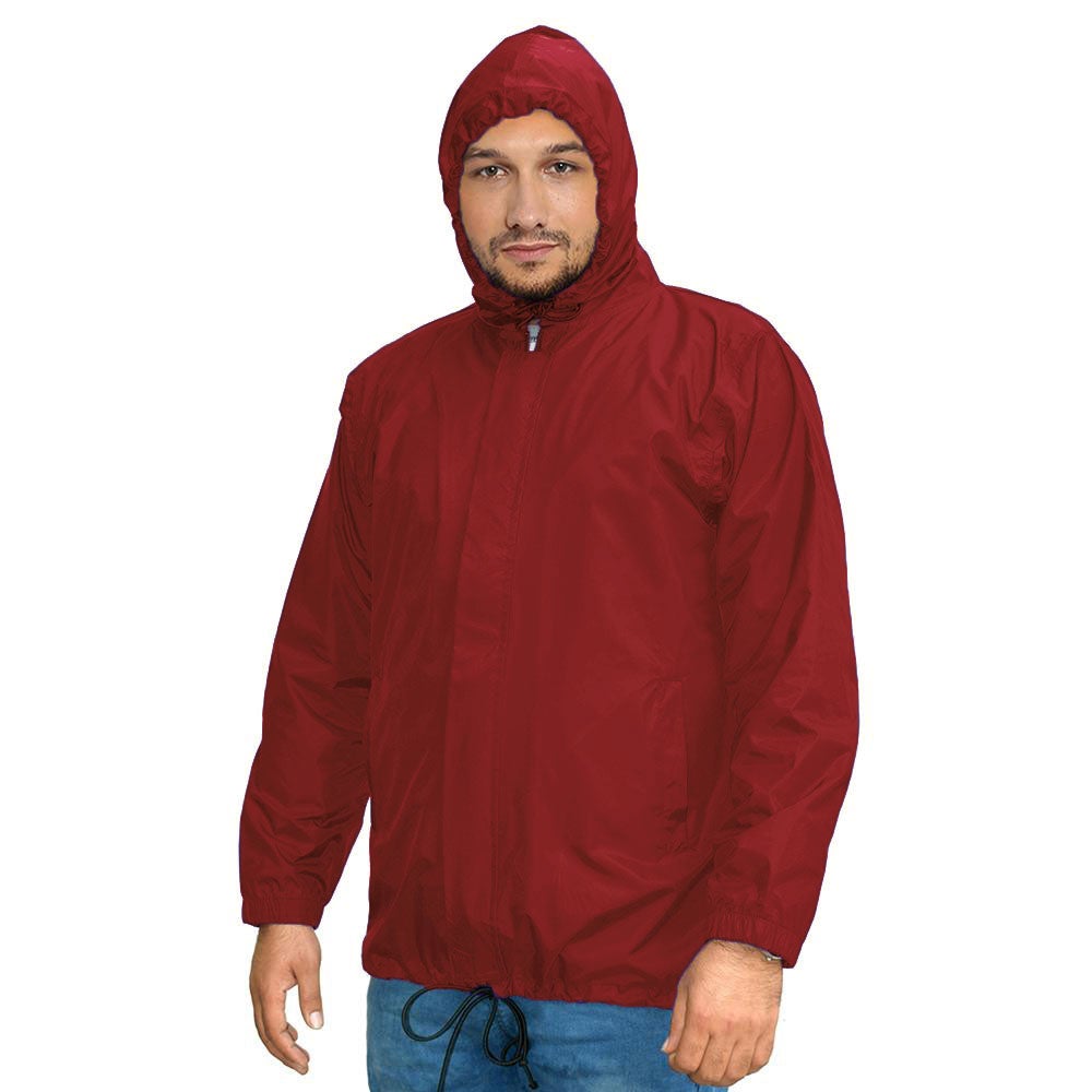 Polo Republica Hooded Rainy Jacket Men's Jacket Polo Republica Red S 