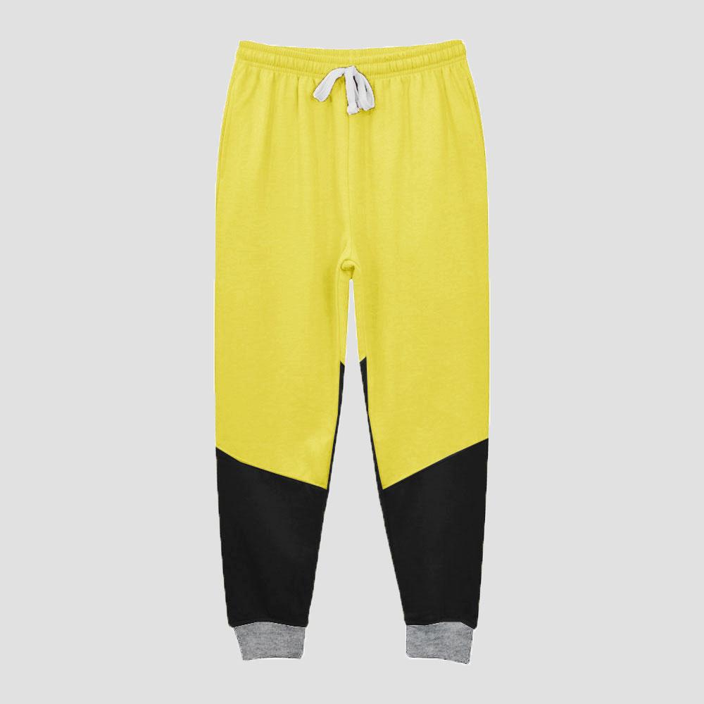 Loops Link Men's Syanno Contrast Fleece Trousers Men's Trousers HAS Apparel Yellow S 