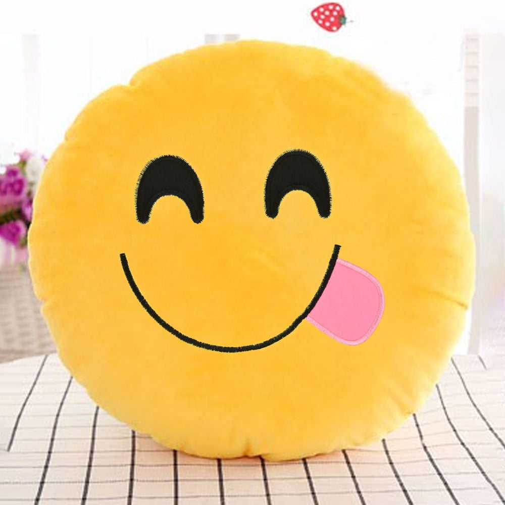 Emoji Printed Style Cushion Cover Cushion Cover De Artistic Yum 