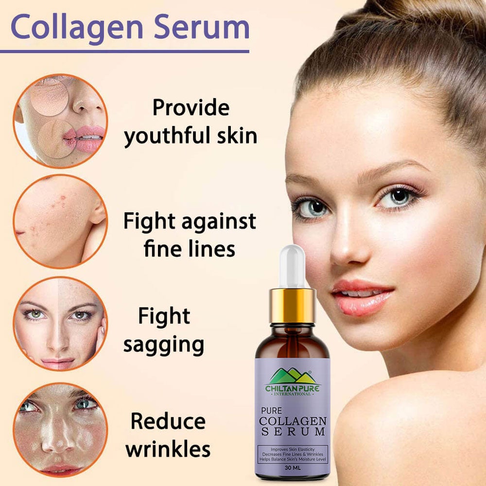 Chiltan Pure Collagen Serum Improves Skin’s Elasticity Health & Beauty CNP 