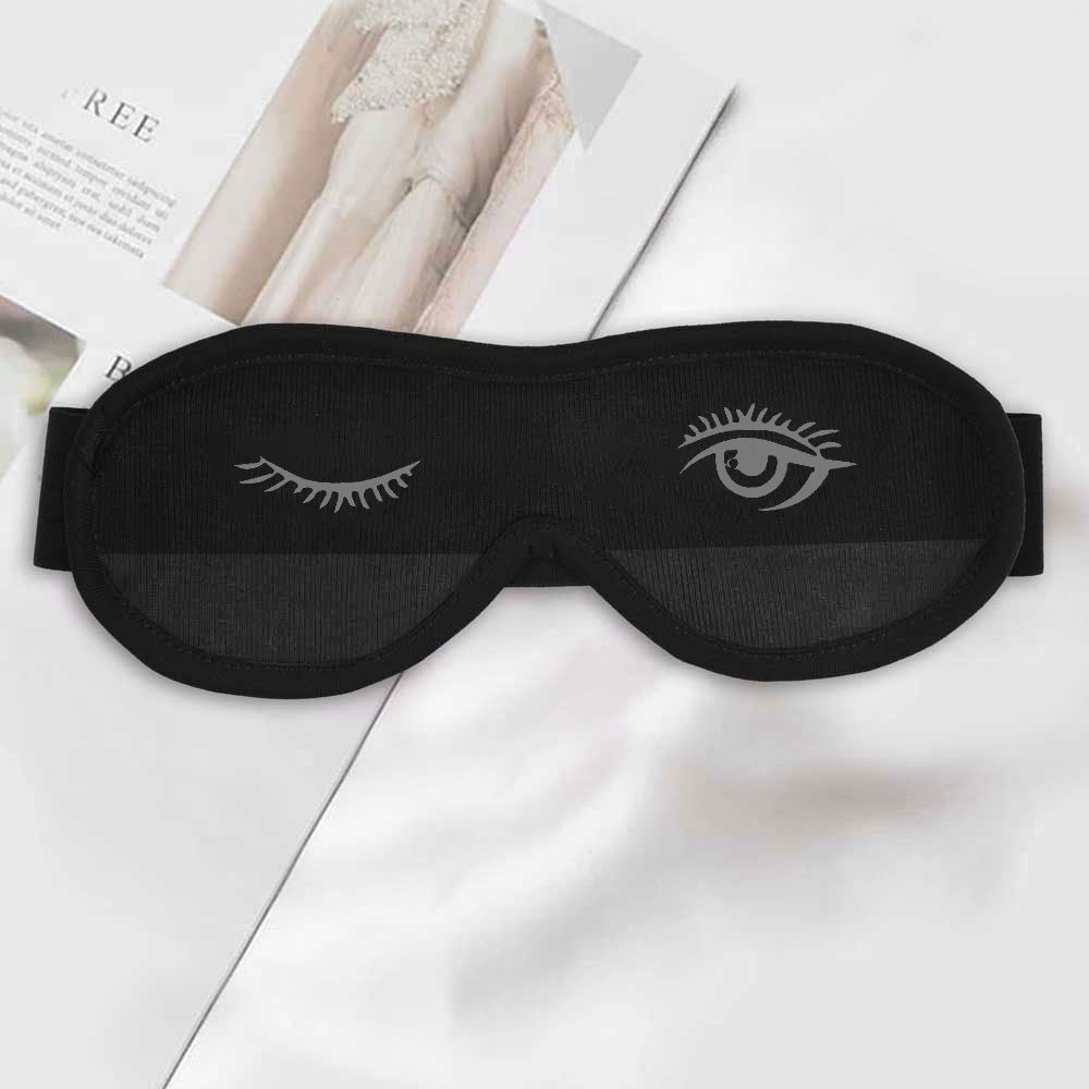 Polo Republica Eye Mask for Sleeping. Made-With-Waste! Eyewear Polo Republica Black & Graphite Winkle 