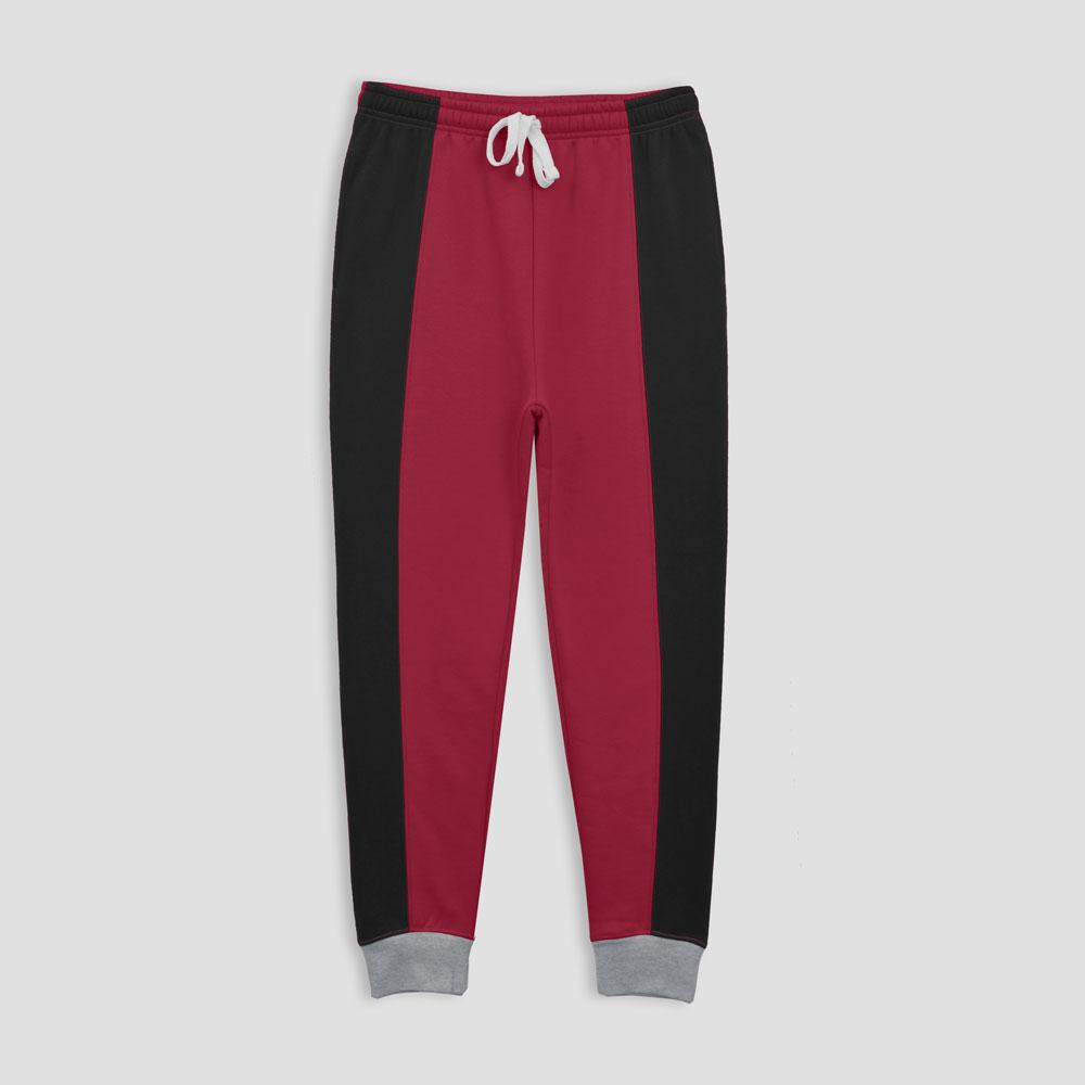 Loops Link Men's Haradok Contrast Strips Fleece Joggers Pants Men's Trousers HAS Apparel Red S 
