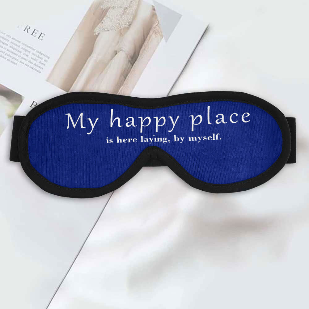 Polo Republica Eye Mask for Sleeping. Made-With-Waste! Eyewear Polo Republica Royal My Happy Place 