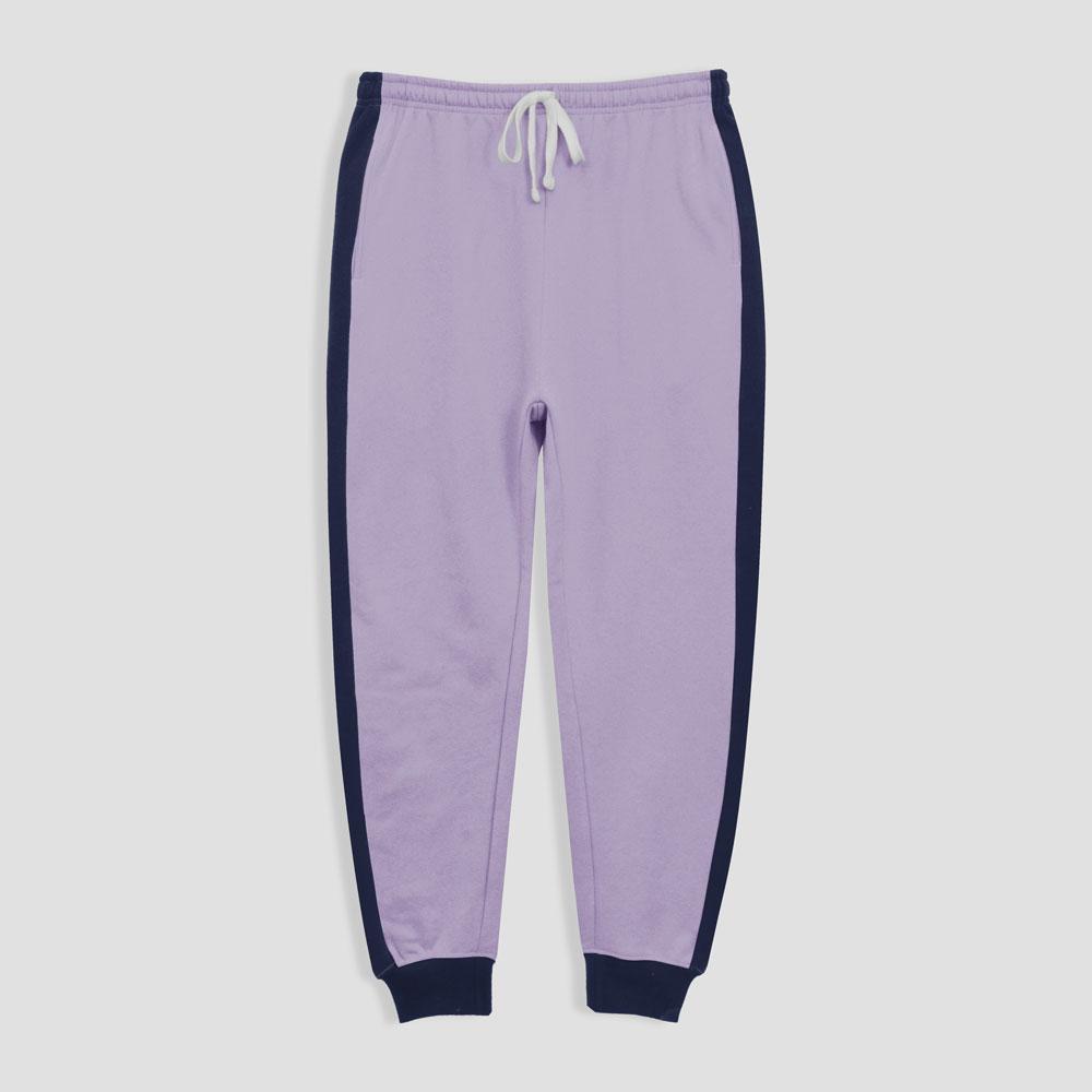 Loops Link Men's Braslaw Contrast Panel Fleece Joggers Pants Men's Trousers HAS Apparel Light Purple S 