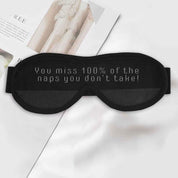Polo Republica Eye Mask for Sleeping. Made-With-Waste! Eyewear Polo Republica Black & Graphite Miss 100 % Naps You 