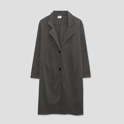 Safina Women's Winter Outwear Bienka British Style Collar Fleece Long Coat Women's Jacket Image Light Olive XS 