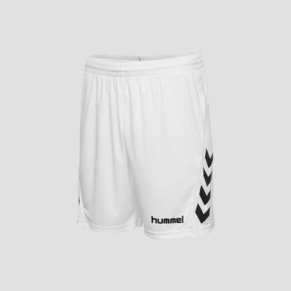 Hummel Boy's Down Arrow Style with Hummel Printed Activewear Shorts Boy's Shorts HAS Apparel White & Black 4 Years 